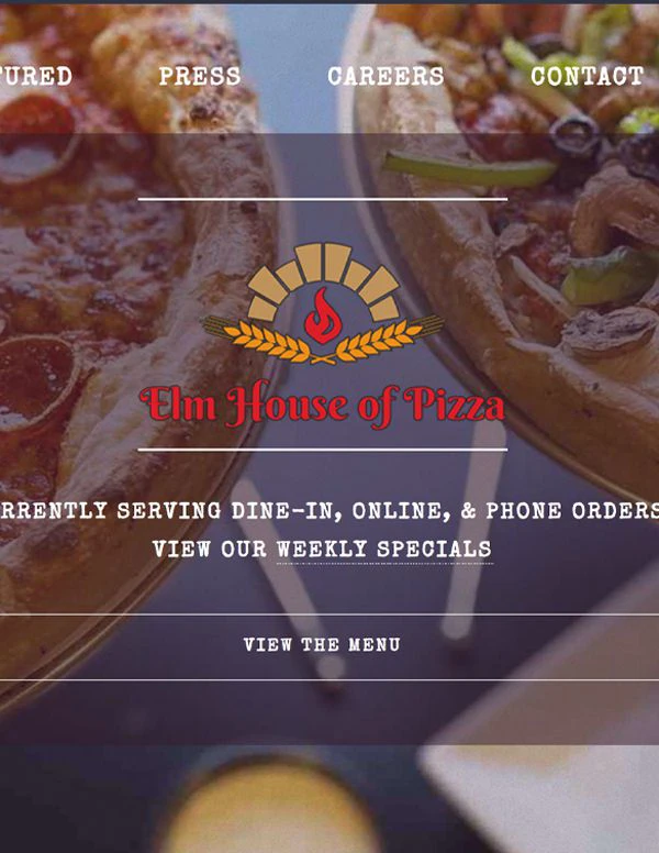 Elm House Of Pizza